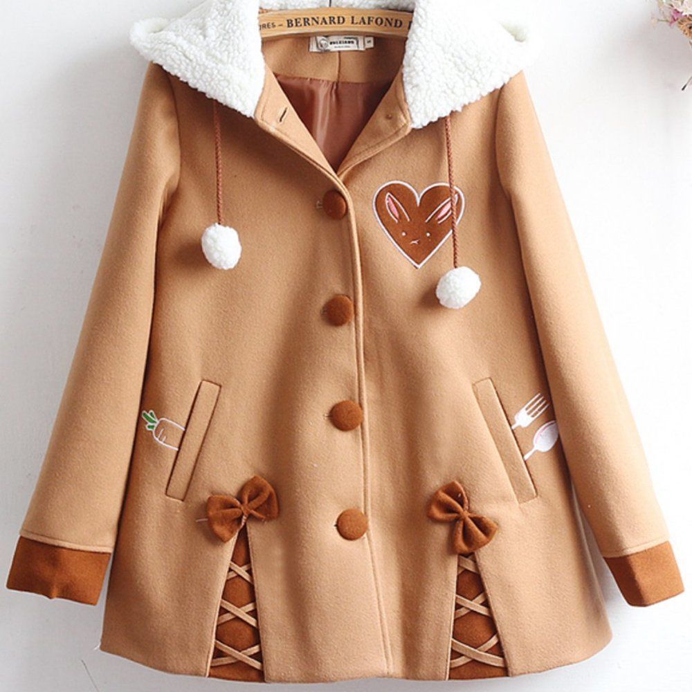 Sweetheart Fleece Wool Blend Lolita Coat
